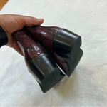 Vionic  Womens Clara Burgundy Ankle Boots Size 6 Photo 9