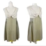 Alexander Wang  Mini Silk Dress Colorblock A-Line Pleated Party Size 6 Photo 13