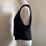 SheIn  Black Sleeveless Buttoned vest Blouse Photo 2