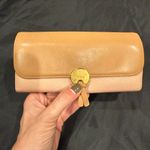 Chloé Chloe Indy Continental Flap Wallet Blush Pink Grained Leather Logo Closure Photo 14