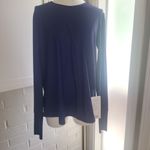 Lululemon athletica Long Sleeve Tee - Navy Blue uv protection Photo 2