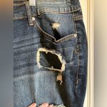 Torrid Dark Wash Distressed Ripped Vintage Stretch Skinny Short Shorts #Pk Photo 9