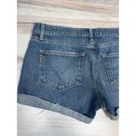 Paige Size 27 Jimmy Jimmy JJ Distressed Blue Denim Jean Shorts Cuffed Hem Photo 8