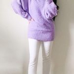 Jason Maxwell Light Purple Oversized Cowl neck Sweater Medium Photo 1