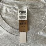 PINK - Victoria's Secret PINK by Victoria’s Secret Love Pink Rhinestone Crewneck Tee in Gray Size XS NWT Photo 7