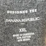 Banana Republic Gray Women's Top, sz XXL Photo 3