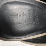 Tibi  Bee Brazilian Leather Open Toe Mules Storm Gray Stacked Wood Heel Size 40 Photo 10