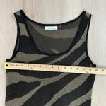 Calvin Klein Knit Zebra Print Tank Top Sleeveless Layering Piece Photo 5