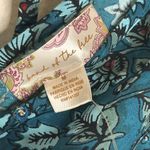 Band of the Free JEWEL TEAL FLORAL WRAP MAXI DRESS size medium whimsical Photo 9