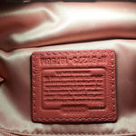 Coach Peyton Patent Leather Satchel Carryall Coral handbag purse Photo 11