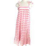 Sunshine Tienda Duval Stripe Florence Dress Size Medium NWT Pink Photo 5