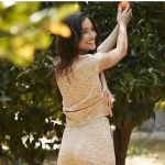 Free People ⭐️ New with tags  movement knit top in size medium Photo 6