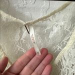 Free People  Bell Lace Trapeze Cami Floral Tank Top Sheer Lightweight M Purple Photo 2