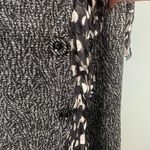 Vintage Jerry T Womens Long Jacket Large Polka Dot Fringe Lightweight Evening Black Photo 3