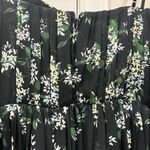 Lee Sau  Black Floral Georgina Maxi Dress Size 10 US $575 Photo 4