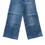 Good American Wide Leg Crop Jeans Sz 28 High Rise palazzo Denim Light Wash Photo 4