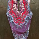 Free People Mixed Print Bodysuit Photo 0