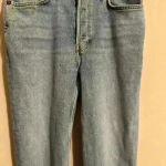 RE/DONE  Jeans 90’s High Rise Crop Medium Wash Size 28 Photo 2
