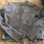 BB Dakota Grayish Blue Vegan Leather Jacket Photo 6