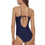 PilyQ  Keyhole Braided One Piece Navy NWT Photo 5