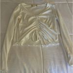 Altar'd State  Long Sleeve Top XS Super cute white  Photo 0