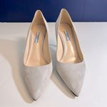 Prada Grey Suede Heels Size 41.5 or US 11.5 Photo 1