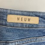 Neuw Jeans Smith Skinny Medium Wash Size 28 Tapered Leg Mid Rise Fob Ring Blue Photo 9