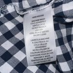 BeachLunchLounge Gingham Plaid Tie-Front Shirt by Beach Lunch Lounge | Size Medium Photo 4