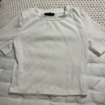 White Fox Boutique White Crop Top Photo 0