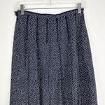Pendleton ‎ Size 8P Skirt Midi Silk Blue White Polka Dot Lined Side Zip 1487 Photo 4