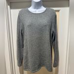 J.Jill Women’s Gray Sweater M | Silk Blend | Pinstripe Side Insets | Soft Knit Size M Photo 1