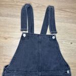 Free People Torn Up Jumper Black Gray Overall Mini Skirt Distressed Woman’s 2 Photo 2