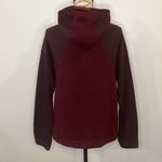 prAna Hartlie wool blend pullover half zip jacket mulled wine M Photo 4