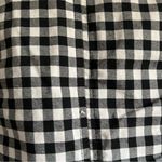 Free People  Modern Femme Gingham Checkered Mini Skirt 8 Women’s Black White GUC Photo 3