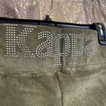 Kappa  Olive Green 222 Banda Stele Rhinestone Leggings, L NWT Photo 7