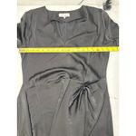 WAYF  LONG SLEEVE WRAP DRESS with Mini tulip skirt. In black. Size S. NWOT Photo 5