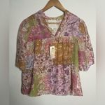 Johnny Was NWT Women’s  Bertha Floral Flowy color block Lightweight 2-piece XS Photo 2