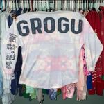 Disney parks Star Wars Grogu baby Yoda Mandolorian tie-dye spirit jersey L Photo 1