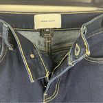 Current/Elliott CURRENT ELLIOTT Dark Wash Frayed Hem Ankle Cropped Jeans, Size 28 Photo 5