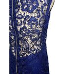 B Darlin  Mock Neck Illusion Lace Bodycon Dress Juniors 13/14 Women’s‎ Large Photo 7