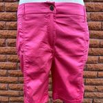 Chico's  The Ultimate Fit Luxe twill utility crop Pink shorts 0.5P/ 6P Photo 0