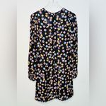 Dorothee Schumacher Floral Confetti Print Structured Volumes Dress Size 3 NWT Black Photo 2