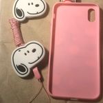 Snoopy XS Max Phone cover With Pop Out Feature Pink Photo 1