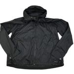 REI Groundbraker Rain Hoodie Jacket Women XL Black Outdoor Street Grunge Travel Photo 3