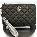Badgley Mischka Quilted Clutch - Black Photo 0
