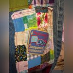 Free People NWT Riley Vintage Quilter's Friend Jeans - patchwork quilt blue - 30 Photo 10