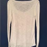 Lauren Moshi Punk Eyes Blouse Women’s White Graphic Scoop Neckline Size XS Photo 2