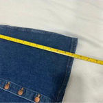 Madewell  Stretch Denim Straight Button Mini Skirt in Arroyo Wash - Size … Photo 6