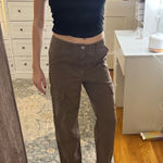 ZARA  High Rise Straight Leg Cargo Pant  Photo 0