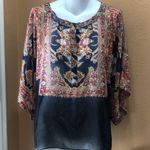 Violet+Claire  blue patterned blouse medium Photo 0